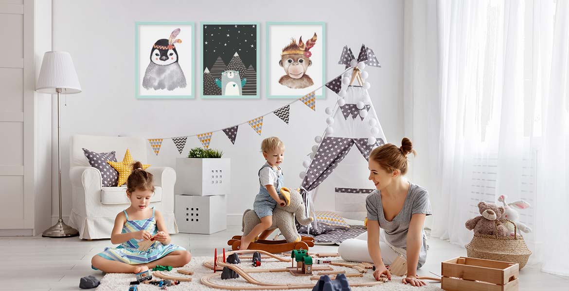 Bilderrahmen für das Kinderzimmer von PHOTOLINI